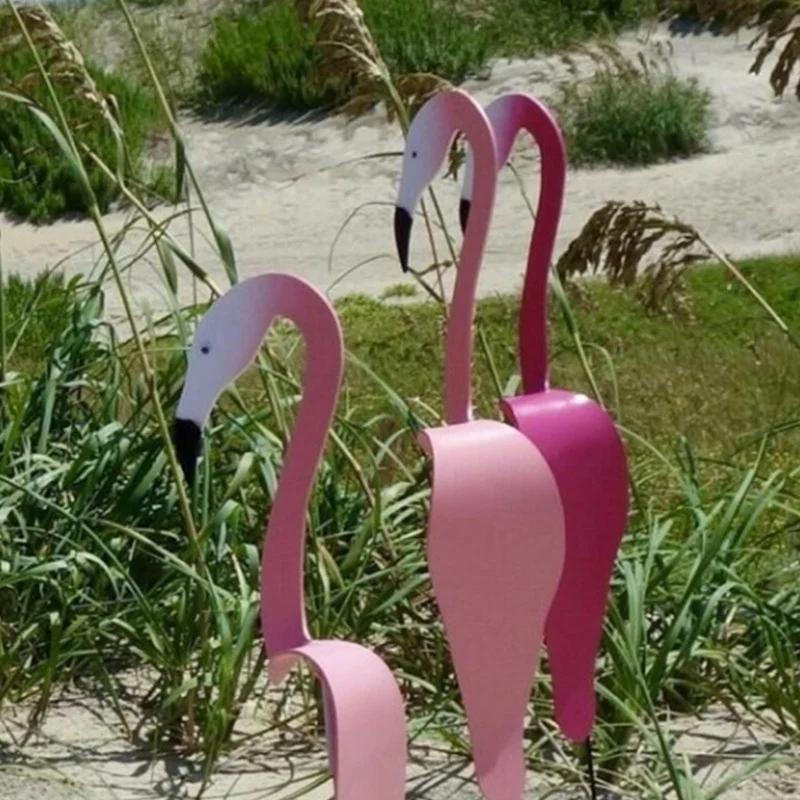 

Garden Flamingo Wind Indicator Whimsical Rotating Bird Sculpture Absolutely Gorgeous Unique Dynamic Bird Garden Yard Decoration