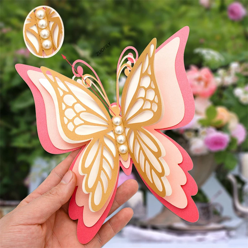 Наклейка-бабочка большого размера 28 см наклейки на стену украшение для дома и