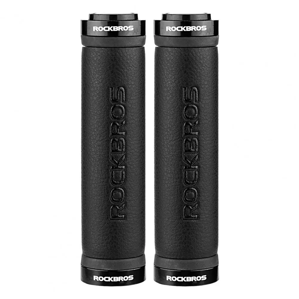 

1Pair MTB Bike Handbar Grips Handlebar Sleeves Non-slip Waterproof Faux Leather Handlebar Covers Bicycle Grips Bike Accessories
