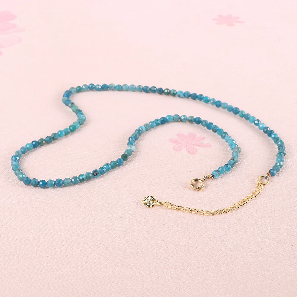 

33 Styles Natural Stone Gemstone Beaded Necklace for Women Amethyst Tourmaline Apatite Choker Necklaces Free Shipping Jewelry