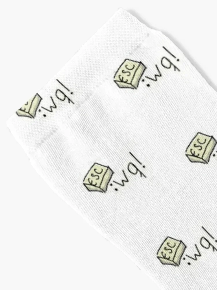 Волшебный выход Vim | Носки Command Line Terminal теннисные рождественские чулки модные