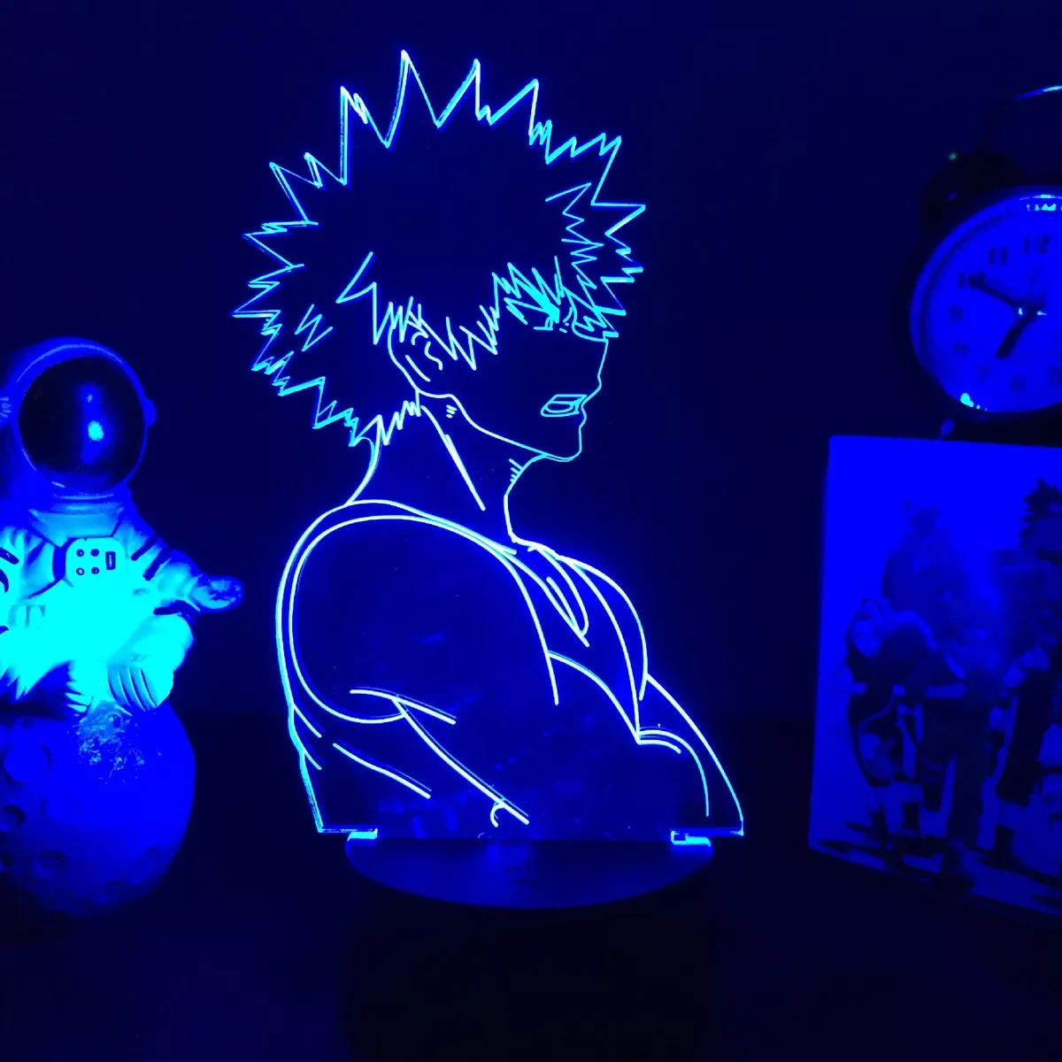 

Герой Академия Bakugo аниме герой Luz Boku No Hero Shoto Dabi фигуры подарок украшение комнаты Katsuki Bakugou LED