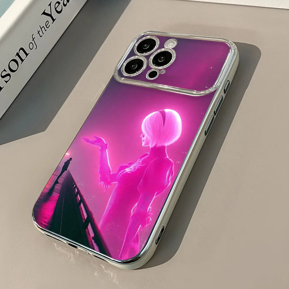 Phone Case For Samsung Blades R-Runner 2049 Electroplated Large Window LensA22 A23 A32 A51 A20 4G 5G Shell