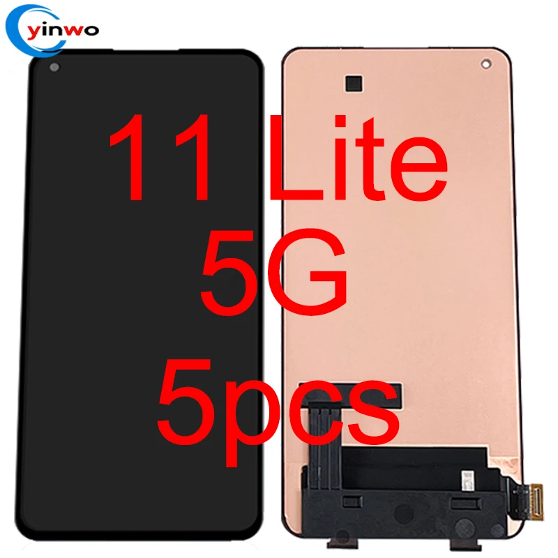

Wholesale 5/10 Pcs Original 6.55'' Display For Xiaomi Mi 11 Lite 5G M2101K9AG LCD Touch Screen Digitizer Assembly