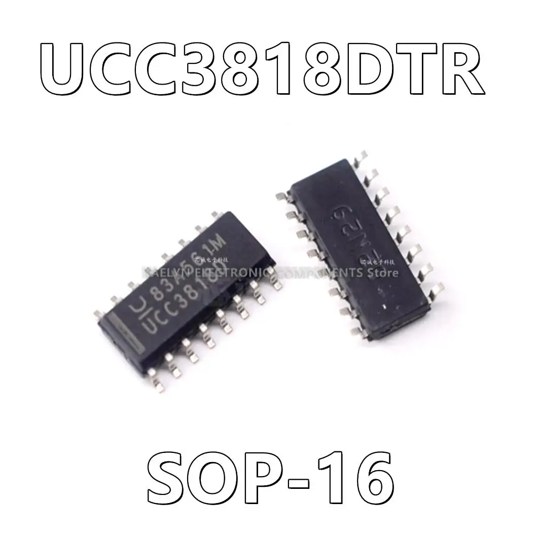 

10Pcs/lot UCC3818DTR UCC3818D PFC IC Average Current 6kHz ~ 220kHz 16-SOIC