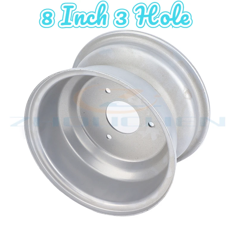 

8 Inch 3 Hole Wheels Vacuum Wheel Rims 150cc-250cc For The Bull ATV Accessories 19X7-8 Inch Beach Wheels Motorcycle Part