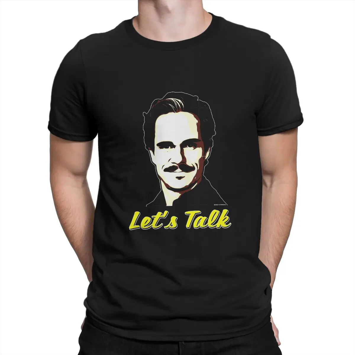 

Men's Let's Talk T Shirts Better Call Saul Tops Fun Short Sleeve Round Collar Tee Shirt Gift Idea T-Shirts