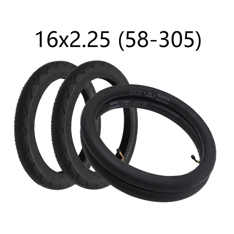 

Хорошее качество, электрический велосипед, Внутренние Внешние шины 16x2,25 (58-305), электрический велосипед, для 16 фотоэлементов