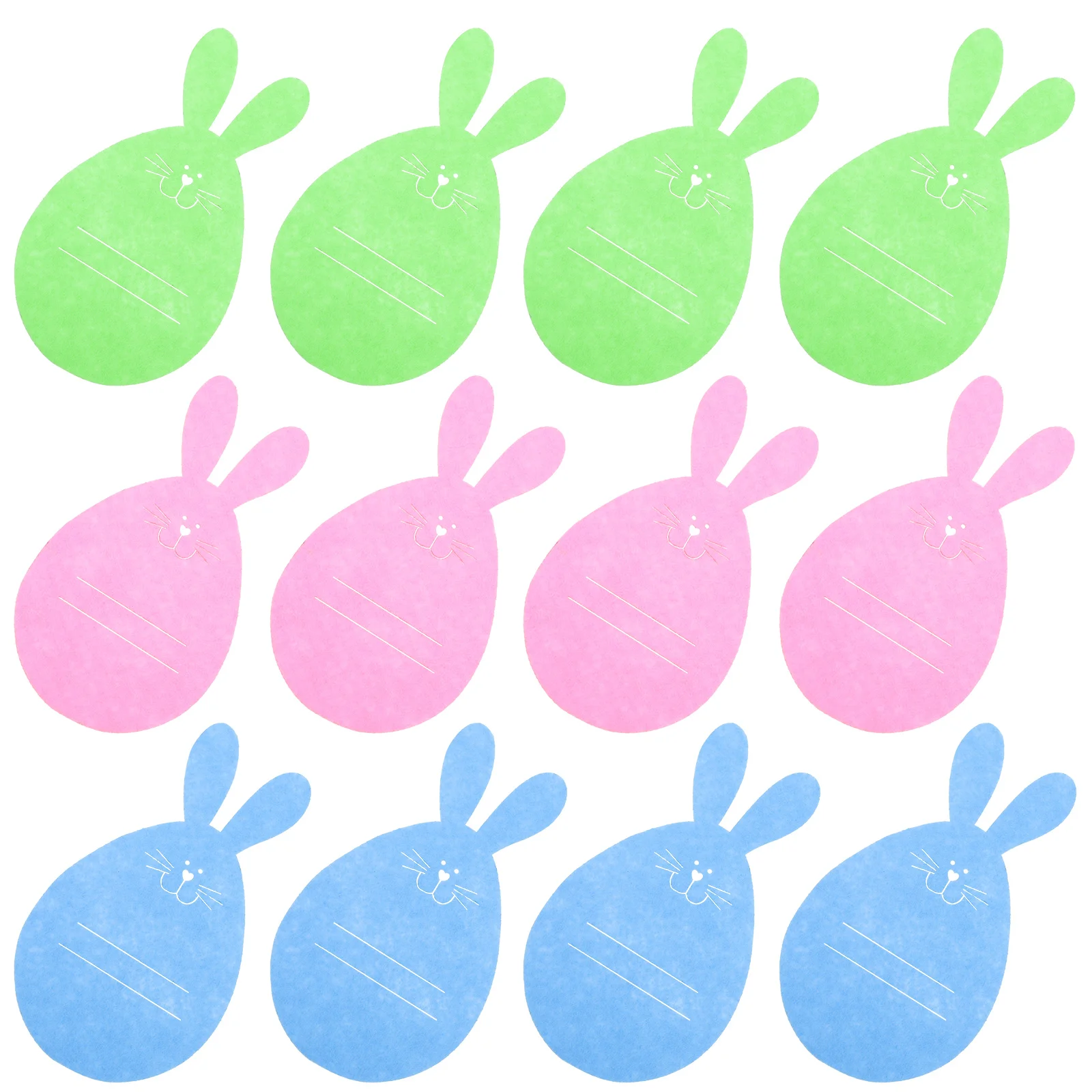 

Easter Cutleryholder Tableware Holders Pouchspoon Forkstorage Rabbit Covers Giftshape Bunny Decor Cover Flatware Candy