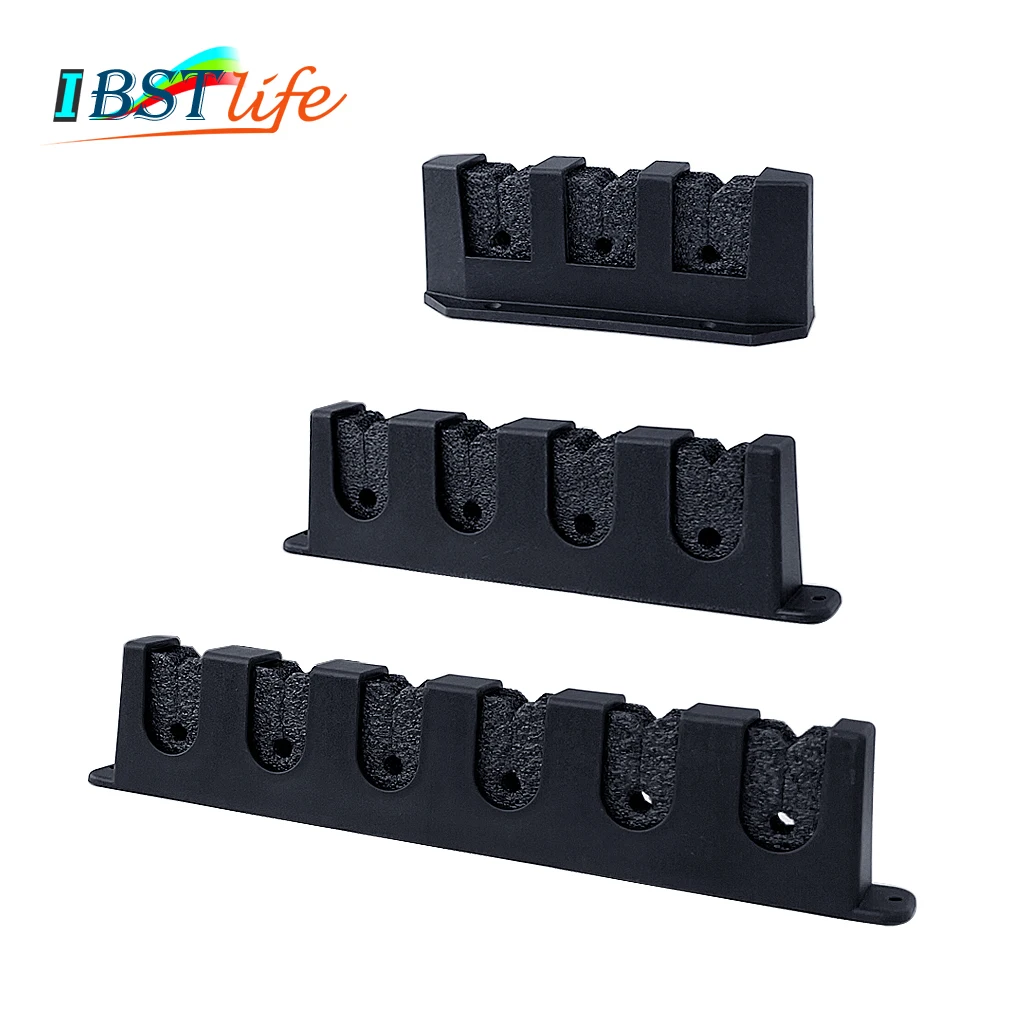 

ABS Fishing Rod Holder Rack Fishing Pole Holder Rod Wall Mount Modular For Garage Fishing Rod Collection Rack Storage Accessory