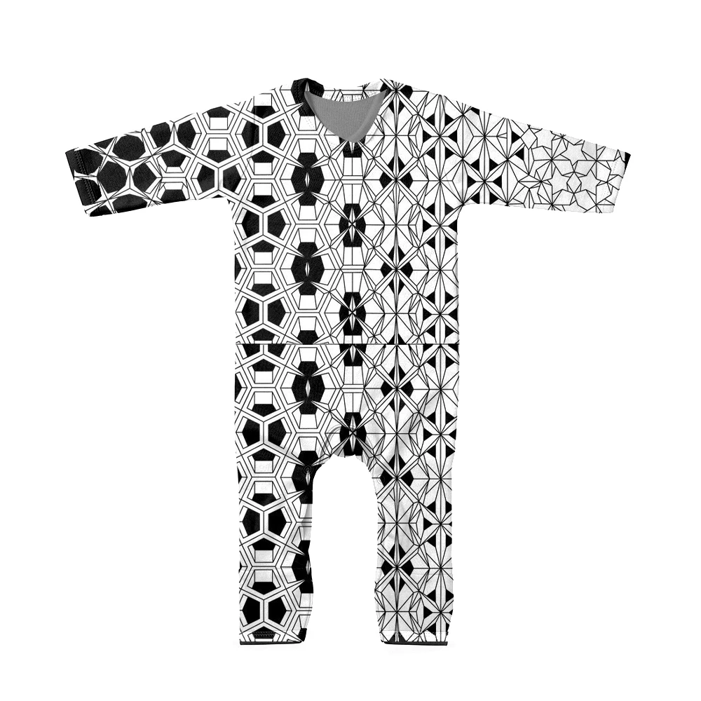 

Детский комбинезон в клетку, с 3D-принтом