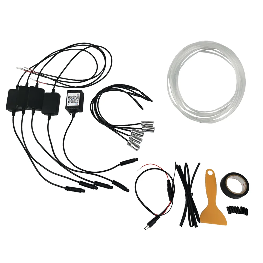 

1 Set Car LED Strip Light Colorful Atmosphere Sound Control Lamp Accessory