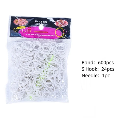 Набор для плетения браслетов из резинки 600 шт.