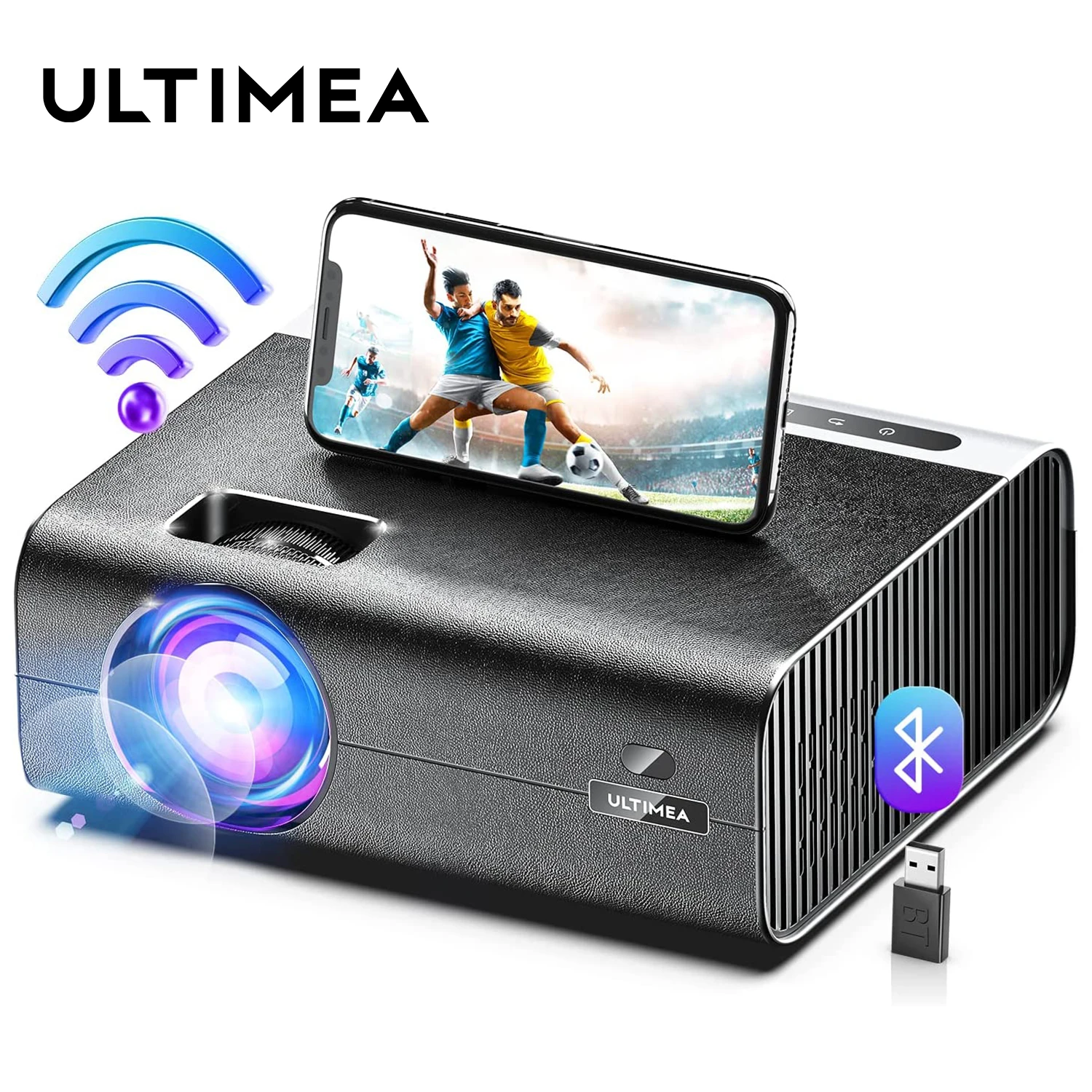 

ULTIMEA 5G WIFI Projector Portable LED Projector Native 1280*720 HD 1080P Supported Home Theater Outdoor Video Beamer