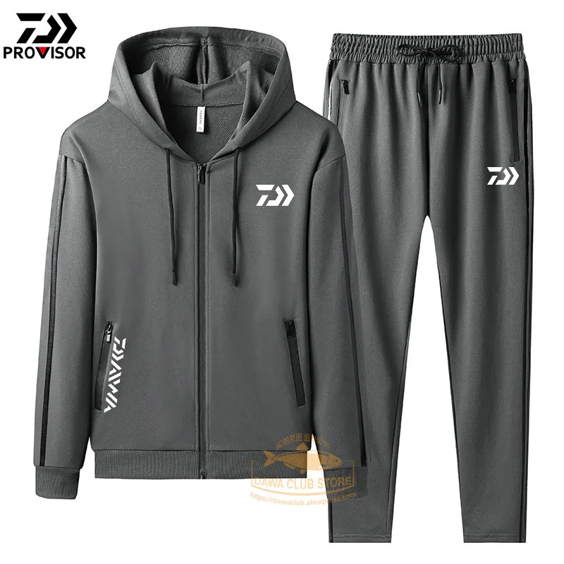

2022 Spring and Autumn DAIWA High Quality Fishing Clothing Cycling Mountaineering Running Sports Suit Men's Casual Pants Hoodie