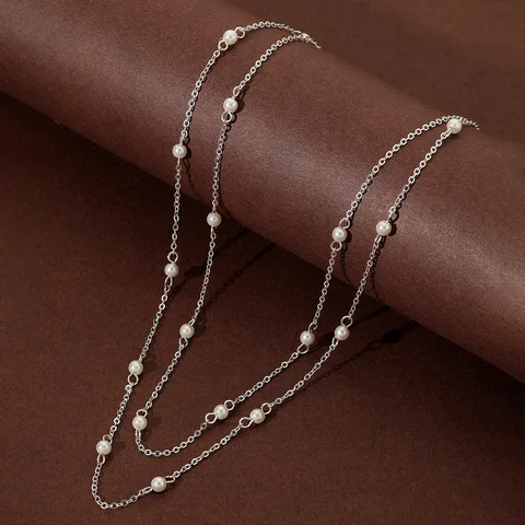 PINIYA Черное ожерелье из нержавеющей стали