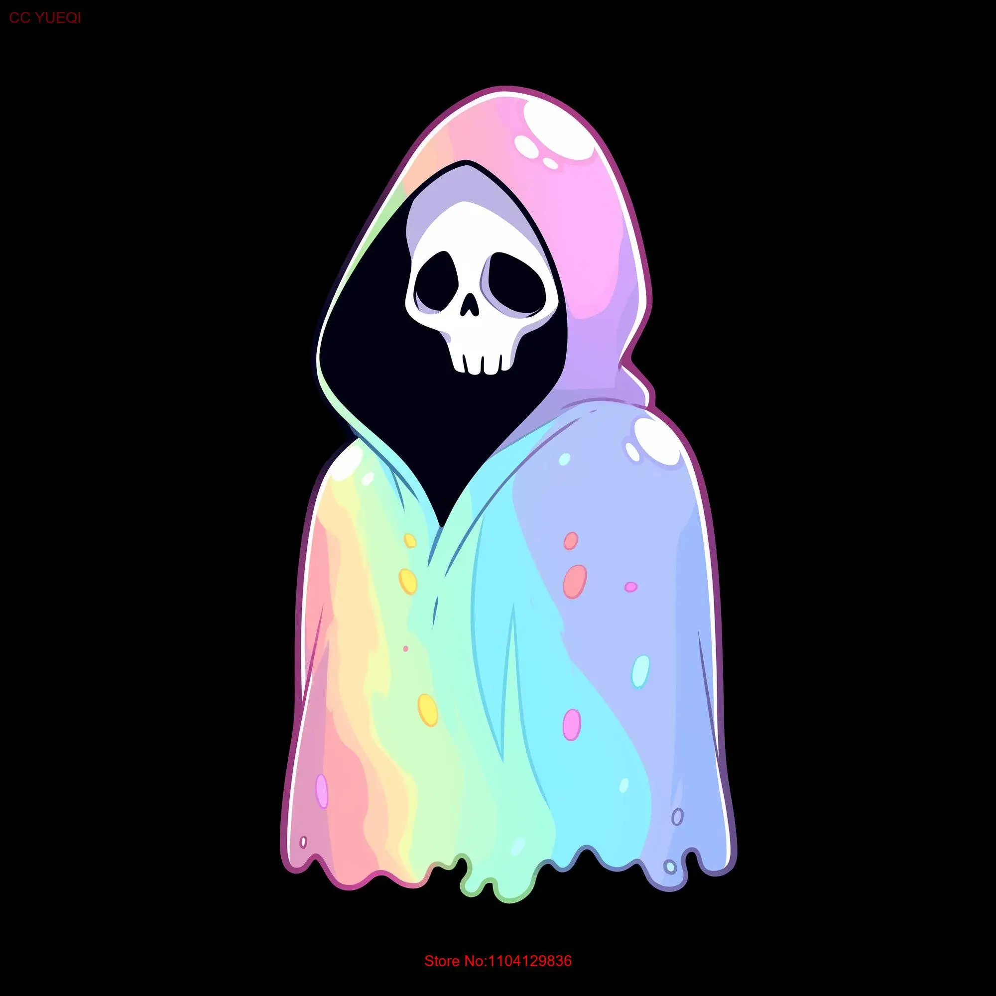 Забавная футболка Pastel Reaper Goth Grim Death с длинными или короткими рукавами