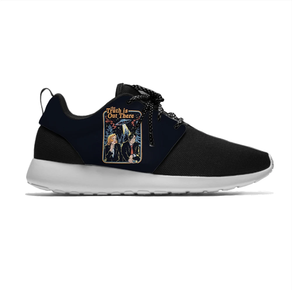 

The X Files Truth Is Out There Cartoon Hot Fashion Sport Running Shoes Casual Breathable Lightweight 3D Print Men Women Sneakers