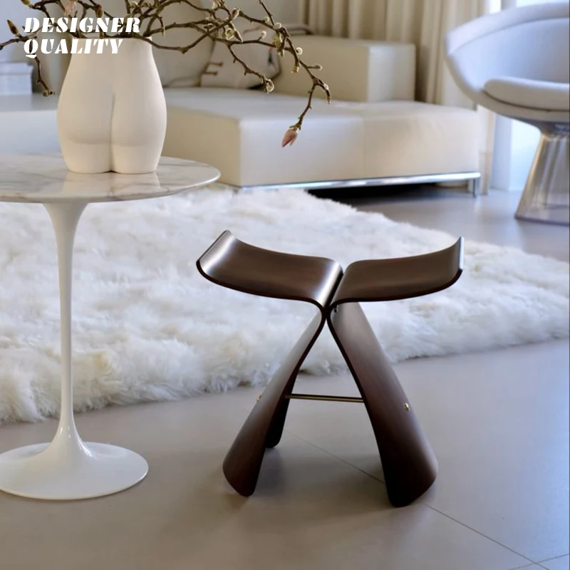 Табурет Ins датский стул-бабочка табурет дикая гостиная табурет сменный табурет креативная маленькая скамейка для отдыха