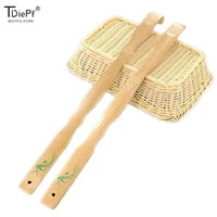 1pcs long 46cm durable bamboo wooden massager back scratcher wooden body roller stick backscratcher