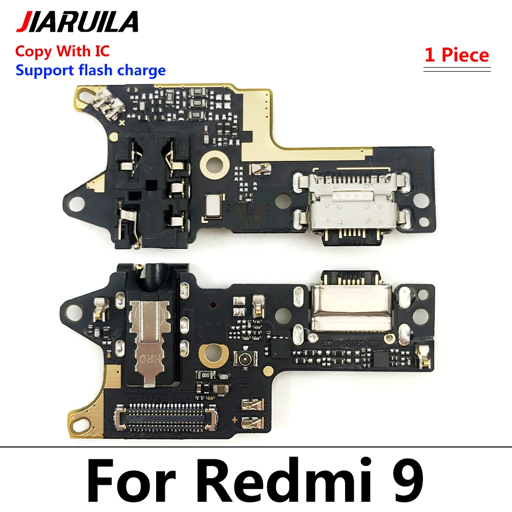 Новая плата USB для зарядного порта гибкий кабель соединительные детали Xiaomi Redmi 9 9C