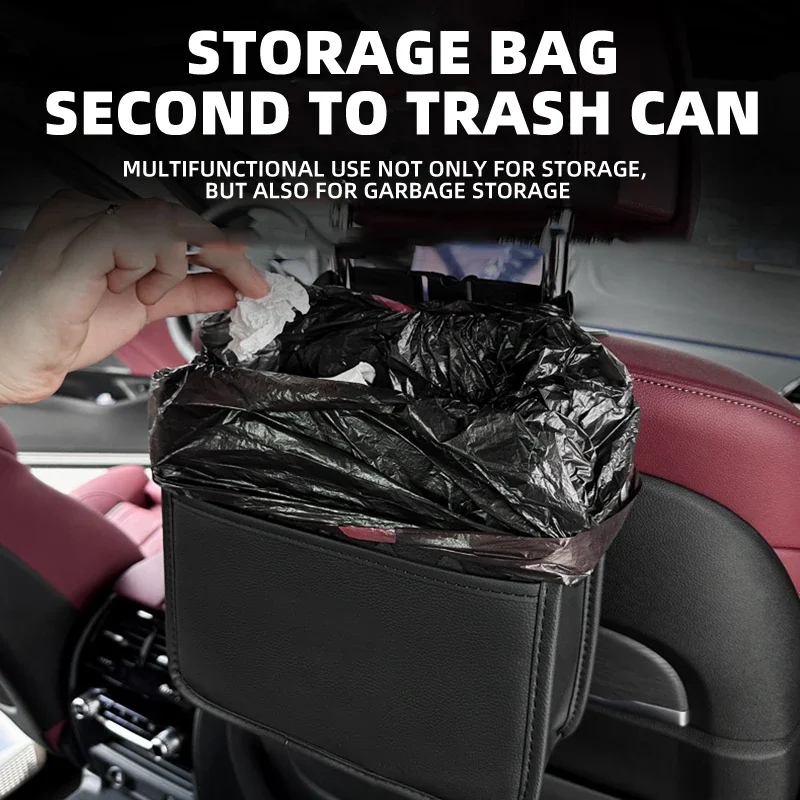 Органайзер на заднее сиденье автомобиля Многофункциональная Кожаная подвесная