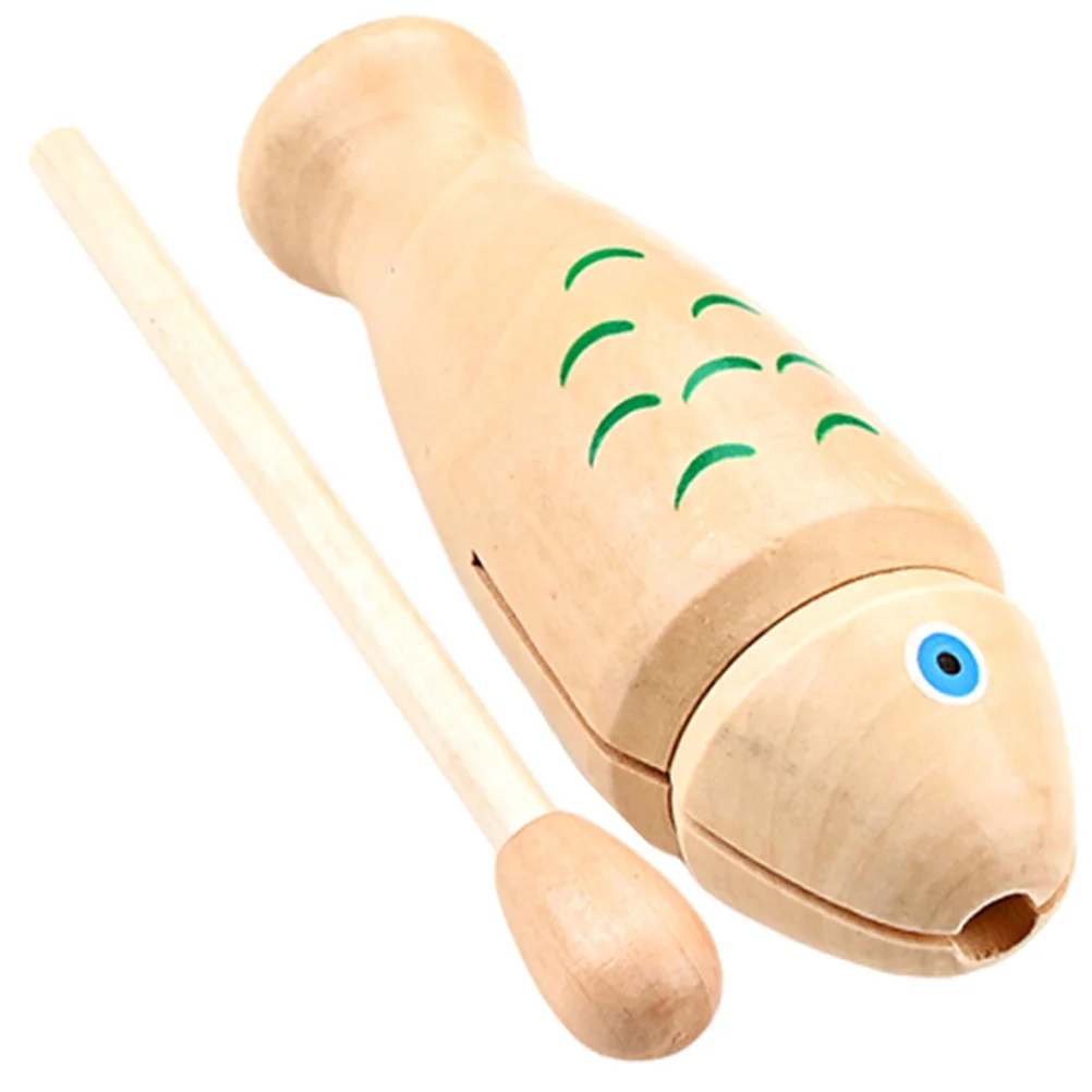 

1 Set Instrument Fish Instrument Montessori Toys For 1 Year Old Fish Wood Toy for House Toddler Kid Playing