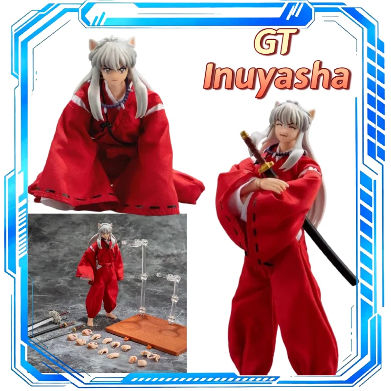 Фото В наличии: Anime-land Dasin Great Toys/GT Inuyasha, масштаб 1/12, 16 см (6 дюймов), SHF S.H.F, фигурка из ПВХ. №1