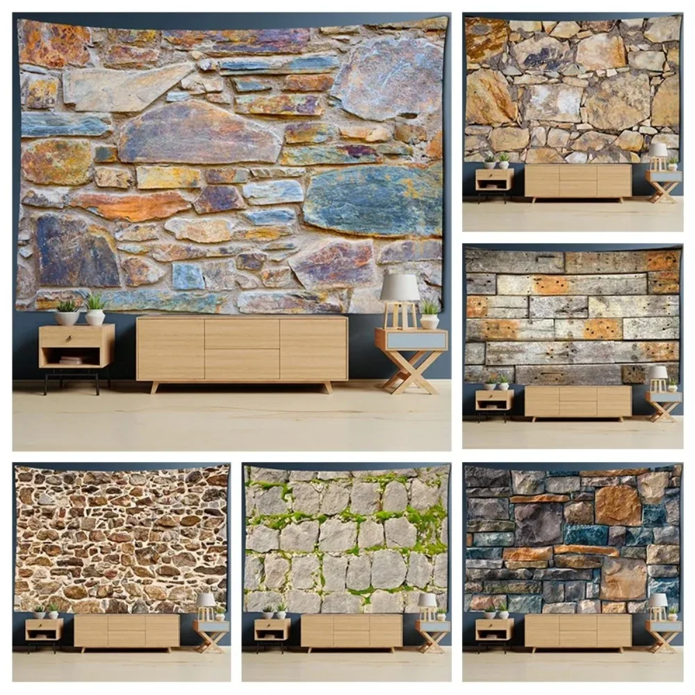 Богемный стиль искусственный Декор для дома гобелен с эффектом камня Цветной