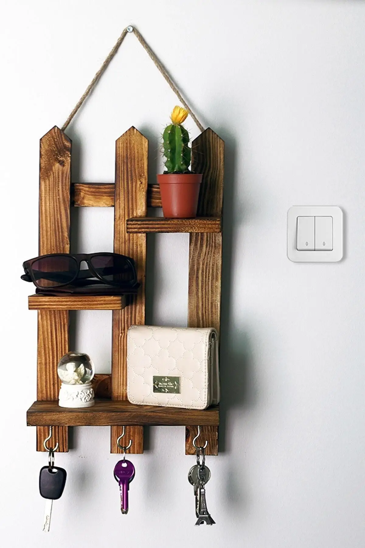 2 шт. ручной работы из соснового дерева натуральные декоративные стены забор