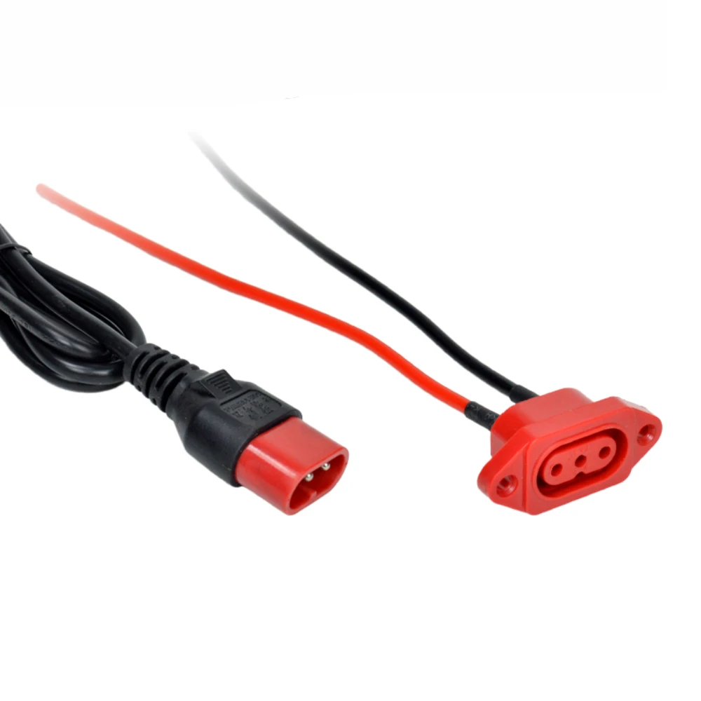 

Charging Port Charger Cable Plug Jocket 3 Holes for Lithium battery Electric Vehicle Scooter