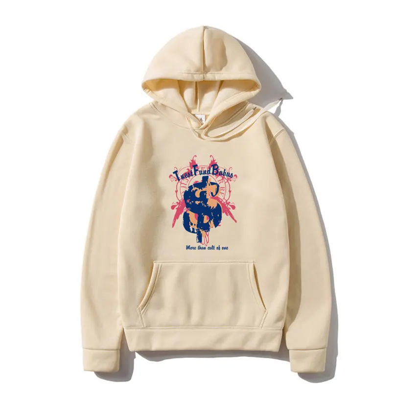 

2022 Spring Winter New Fleece Hooded Hoodies Men Fashion Streetwear Vintage Dollar Tops Black Hooded Sweatshirt Casual Pullover
