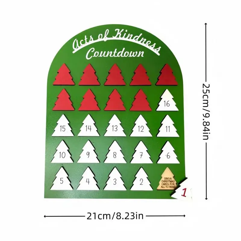 Деревянные адвент-календари Арка-домик Адвент-календари Деревянный календарь