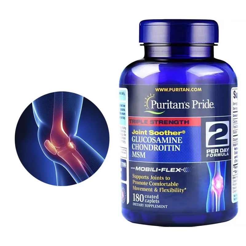 Rumalaya Triple Strength Glucosamine Chondroitin & MSM Relieve Low back leg pain Joint bones healthy 180caps/bottle 3#