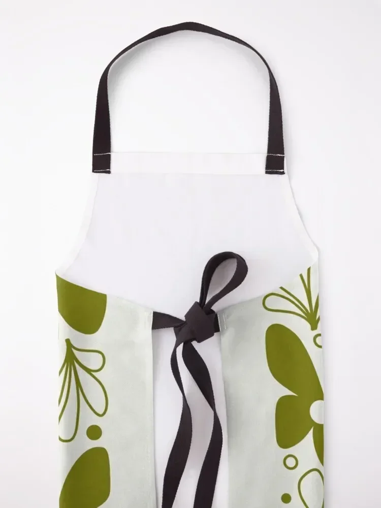 Винтажный фартук с цветочной иллюстрацией в стиле пирекса Inverse Crazy Daisy для кухни