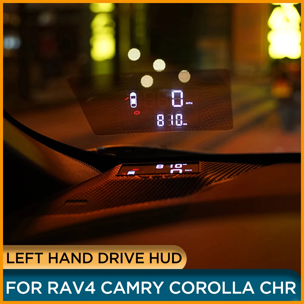 

Left Hand Drive LHD Head Up Display HUD For Toyota RAV4 COROLLA Driving Speed Windshield Projector HUD For Camry Corolla CROSS