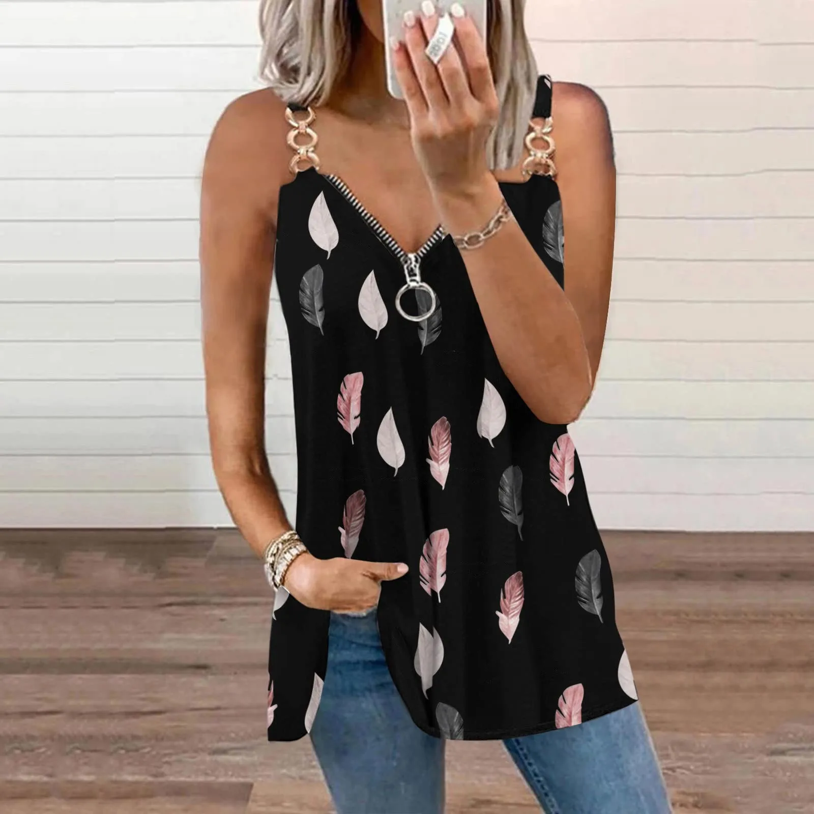 

Новинка 2022, летняя Женская Сексуальная футболка без рукавов с V-образным вырезом, свободные топы, женские футболки