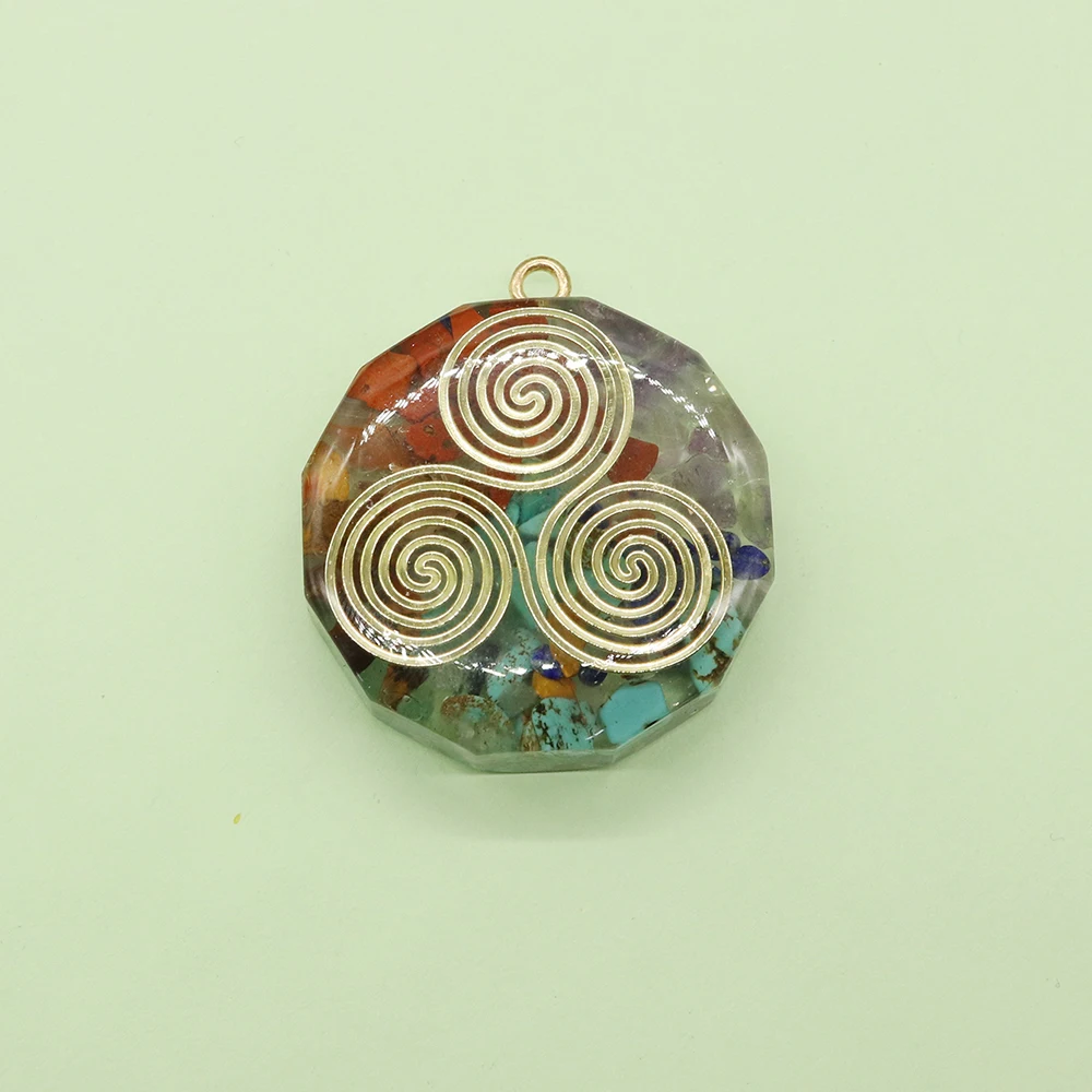 Подвеска из натурального камня, 7 чакр, ОРГОН, гадания, кристаллы ...