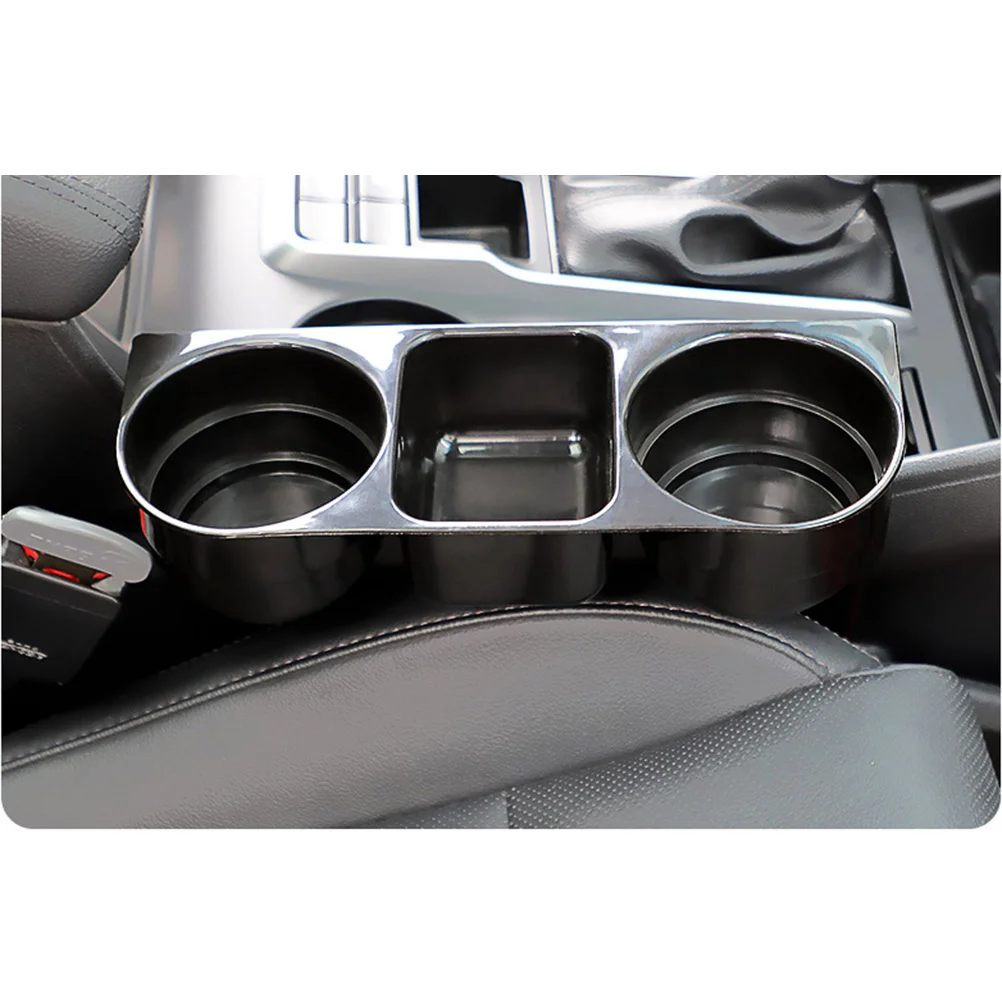 

Multi-functional Three in One Storage Rack Holder Mobile Phone Holder Storage Box Automobile Water Drink Rack for Car Auto