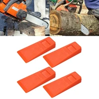 4 pcs 5 5 inch wood cutting wedge orange prefessional direction guide plastic tree cutting wedge spiked wedge