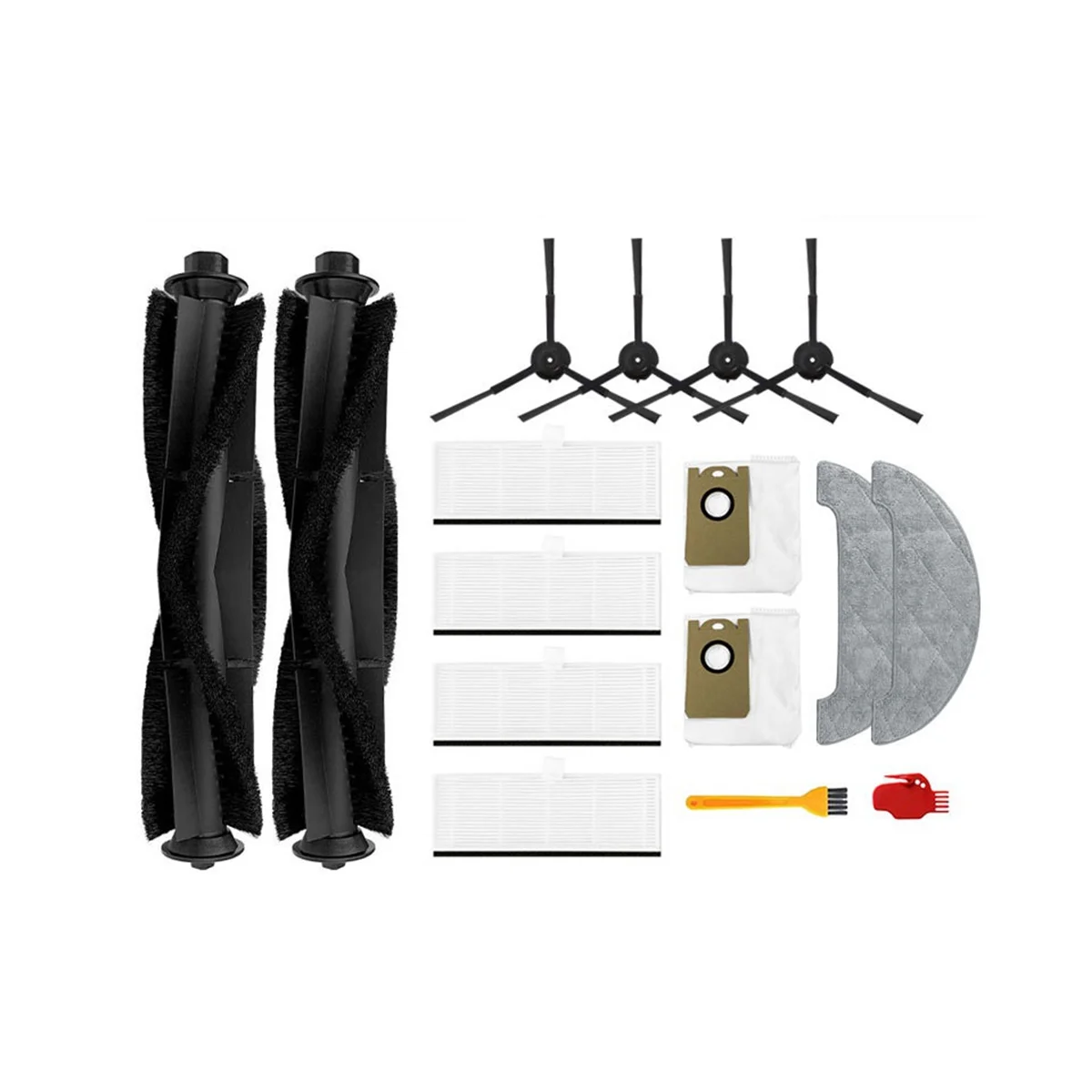 

For S9 Hepa Filter Main Side Brush Dust Bag Mop Cloths Robot Vacuum Cleaner Accessories Spare Parts