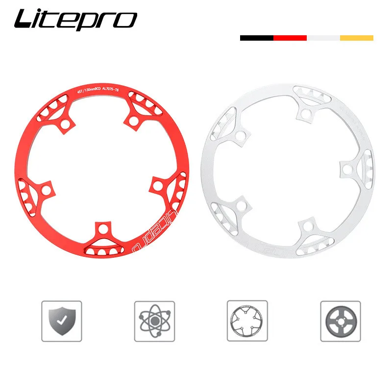 Комплект кривошипов LP Litepro 130 BCD складной велосипед BMX односкоростная Кривошип 130bcd
