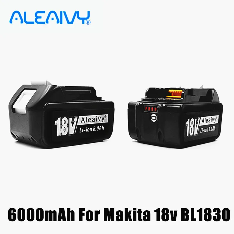 

18V 6.0Ah Rechargeable Li-ion battery For Makita power tool 18 v Batteries BL1840 BL1850 BL1830 BL1860B LXT 400 makita 18v tools