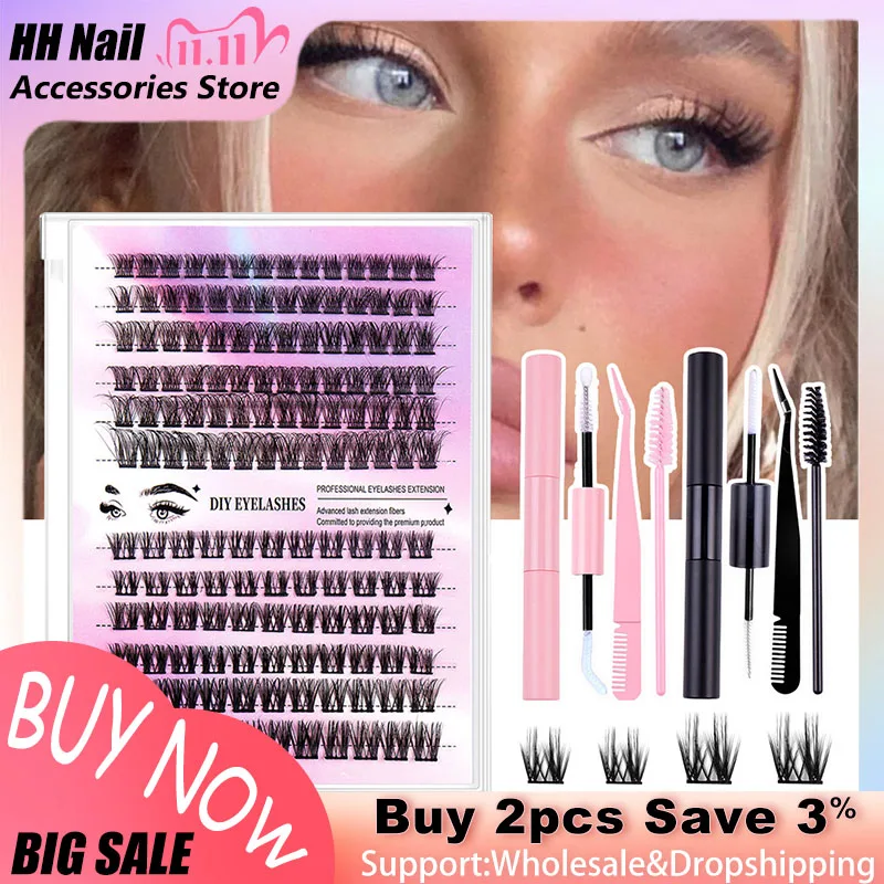 

Набор кистей для наращивания ресниц, смешанные кудрявые Накладные ресницы с пинцетом для клея, инструменты для макияжа