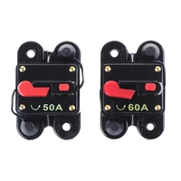 1pc 12v 24v dc home solar system waterproof circuit breaker reset fuse inverter unique high tech car audio wiring audio system