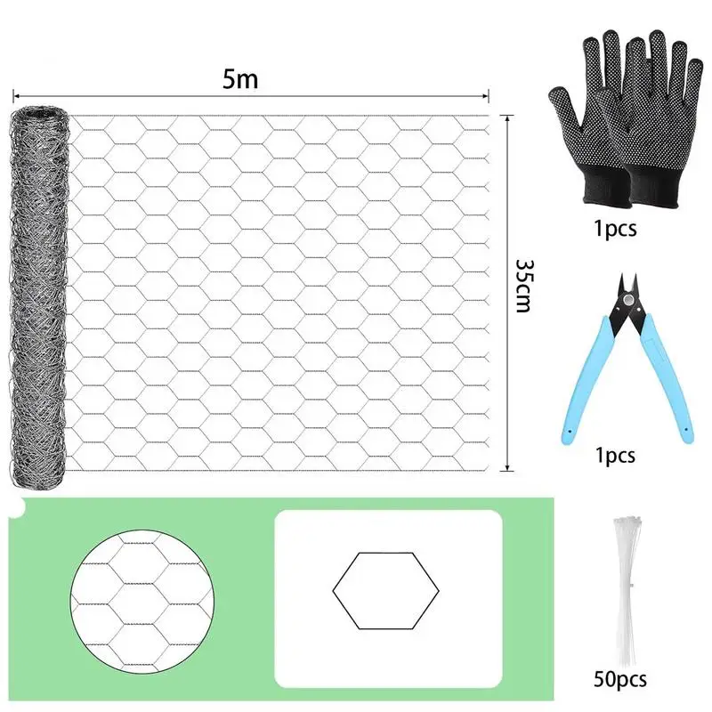 Металлическая проволочная сетка шестигранная защитная для птиц кроликов