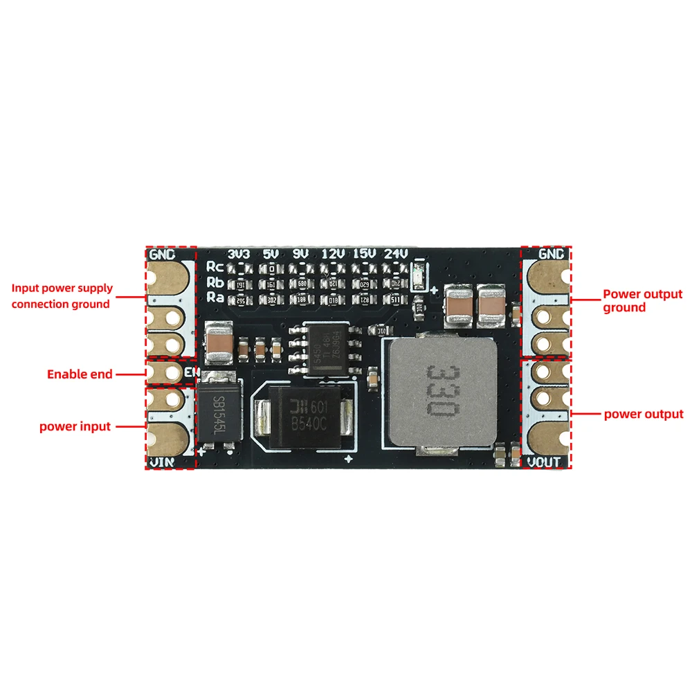 Фото TPS5430 TPS5450 3A/5A модуль питания переключения бака DC-DC 5.5-36V к 5V 12V 24V выходное напряжение ступенчатая доска №4