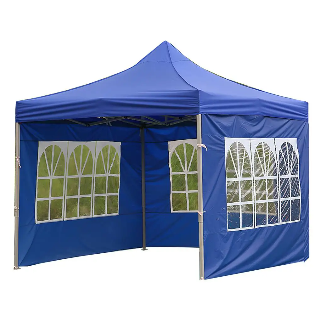 

Single Sided Canopy Side Panel Tent Foldable Shade Shelter Top Waterproof Awning with Clear Window Replacement Sidewall Outdoor