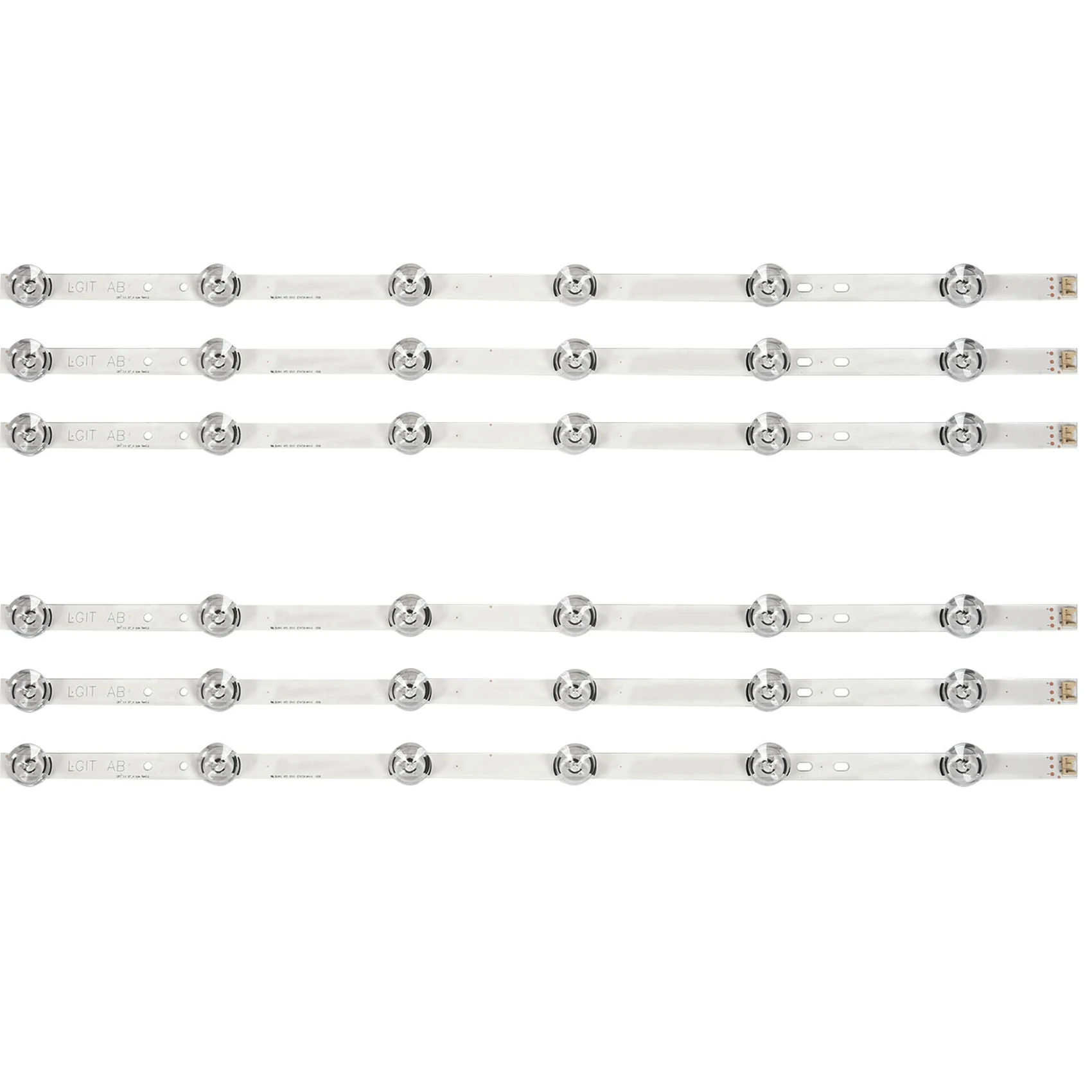 

6X LED Backlight Strip 6Lamp for Lg 32 Inch Tv Innotek Drt 3.0 32 Inch -A/B 32Mb25Vq 6916L-1974A 6916L-1981A 32Lb5820