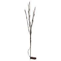 branch light battery operated lighted garden birch tree light with 20 warm leds 5 tree branches decoration 3v natural twig